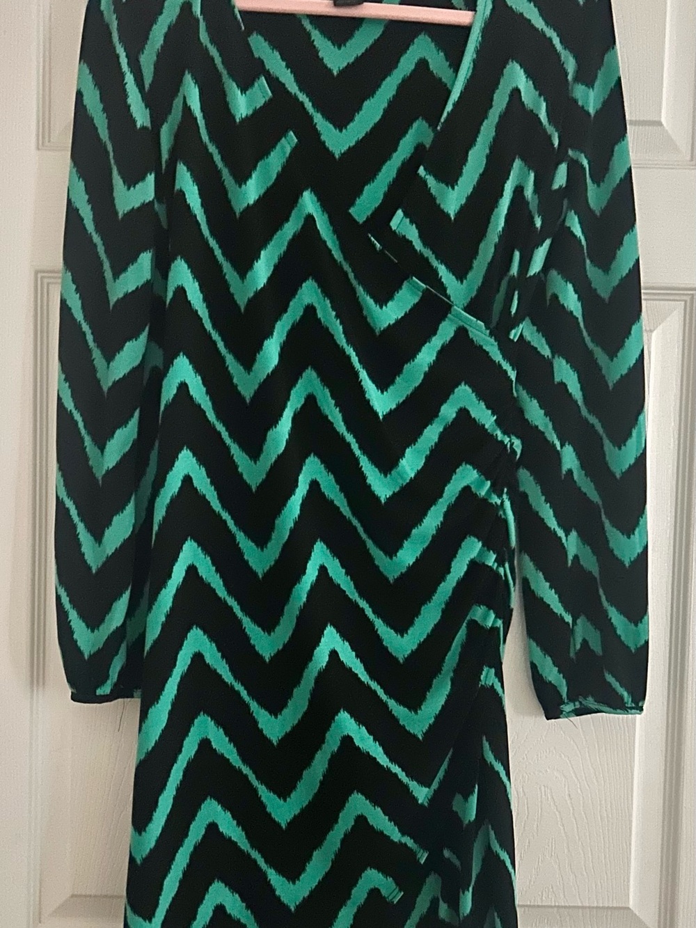 Size XL - INC International Concepts Chevron Wrap Dress
